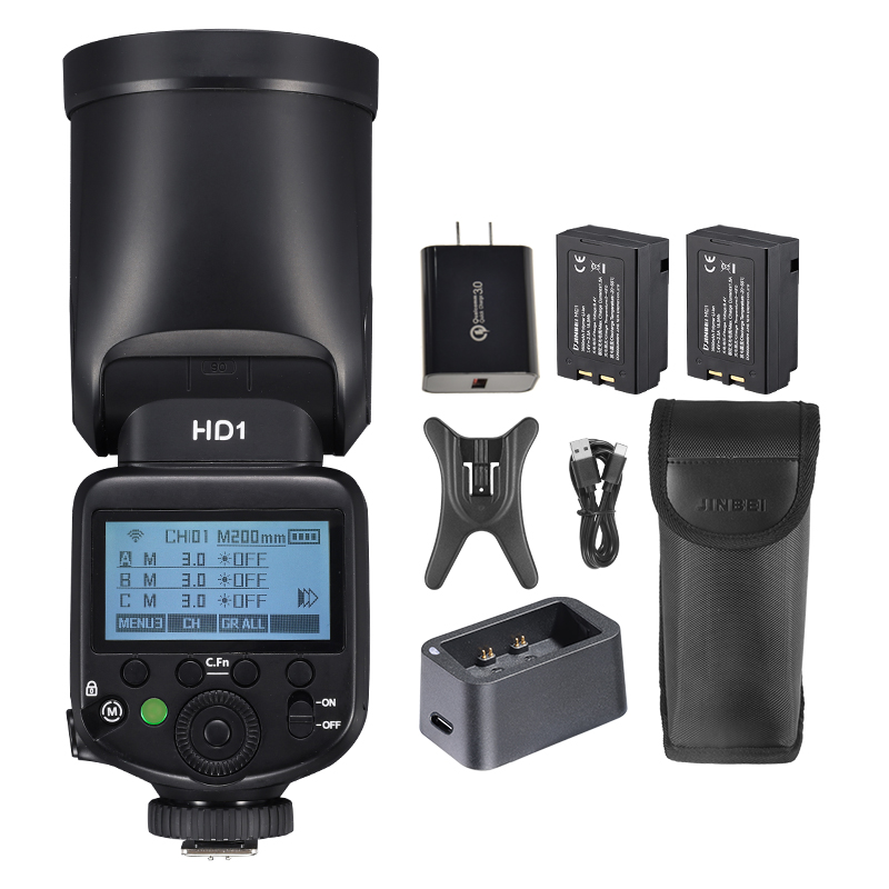 JINBEI HD-1Round-head HSS Spee - Photography Lighting Kit recension och pris
