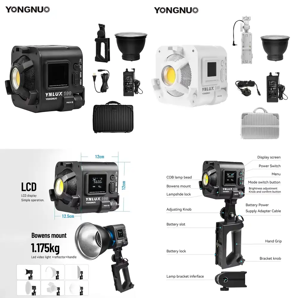 YONGNUO YNLUX100 100W 3200K-56 - Photography Lighting Studio recension och pris