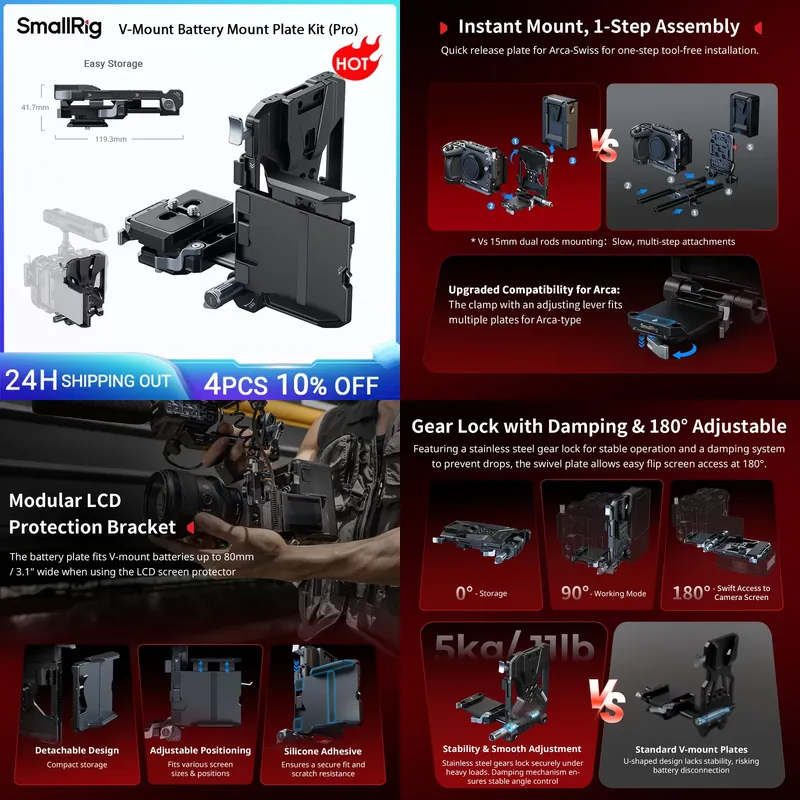 Brand For SmallRig V-Mount Bat - V Mount Battery recension och pris