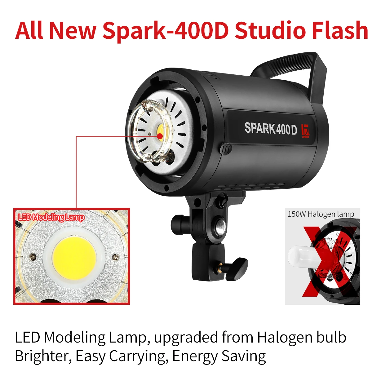 JINBEI SPARK400D 400W Strobe S - Photography Lighting For Clothing recension och pris