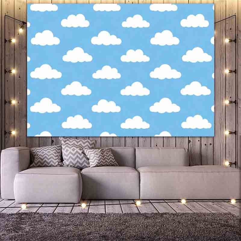 Cartoon Simple Blue Sky White  - Photography Lighting For Portraits recension och pris