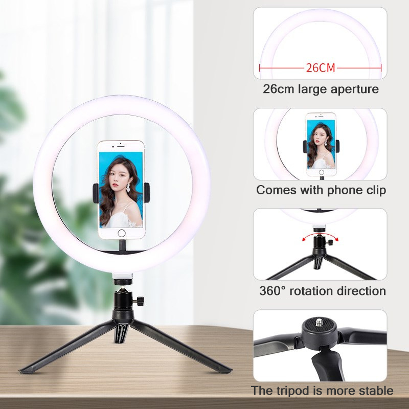 26cm 10 inch Led Ring Selfie L - Photography Lighting Kit recension och pris