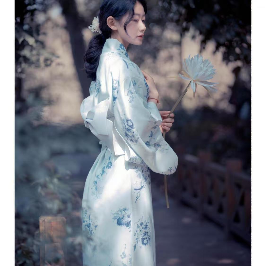 Light Blue Kimono Women's Trad - Photography Lighting For Clothing recension och pris