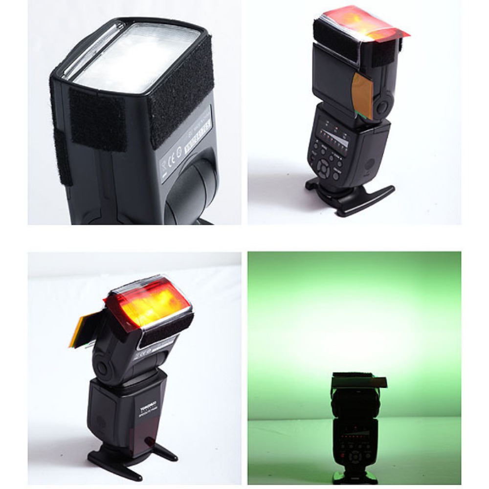 12 Colors Camera Flash Gels Li - Photography Lighting Kit recension och pris