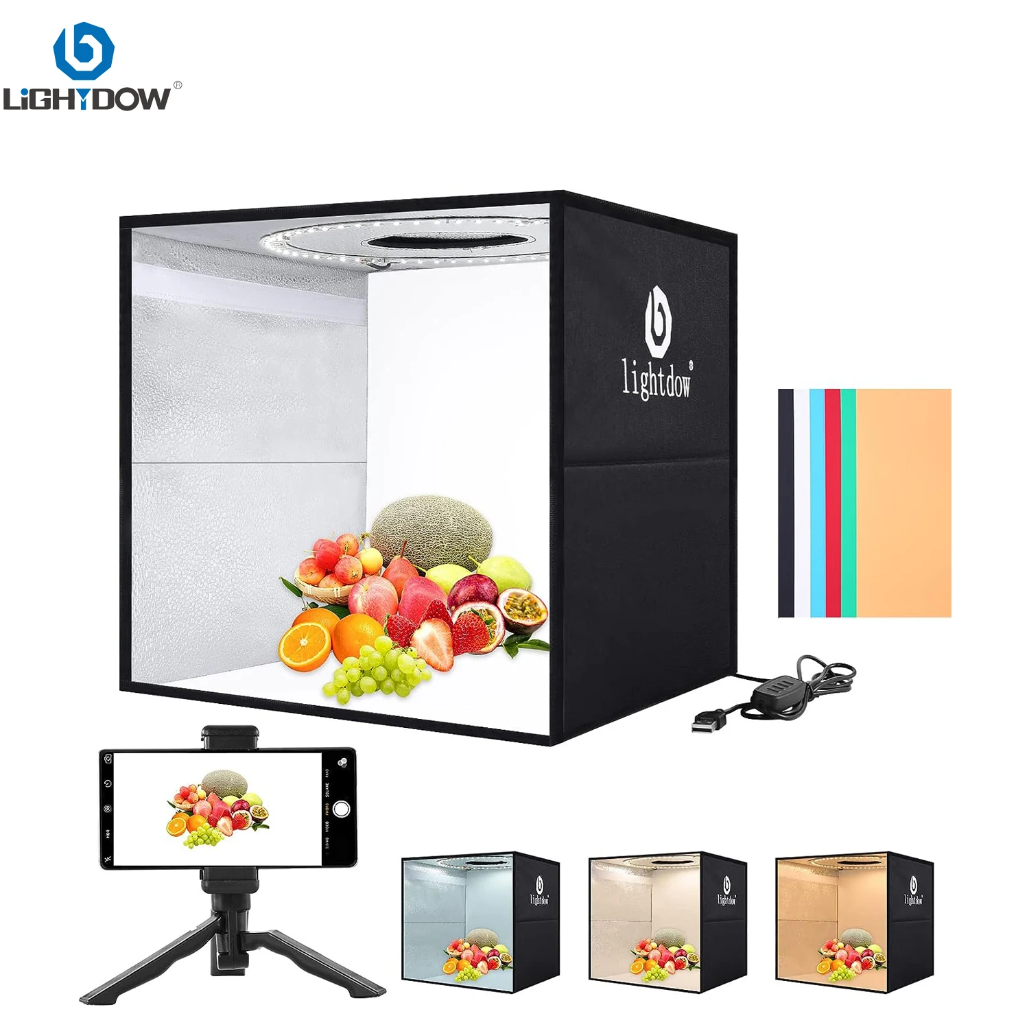 Lightdow Dimmable Photo Box LE - Photography Lighting Kit recension och pris