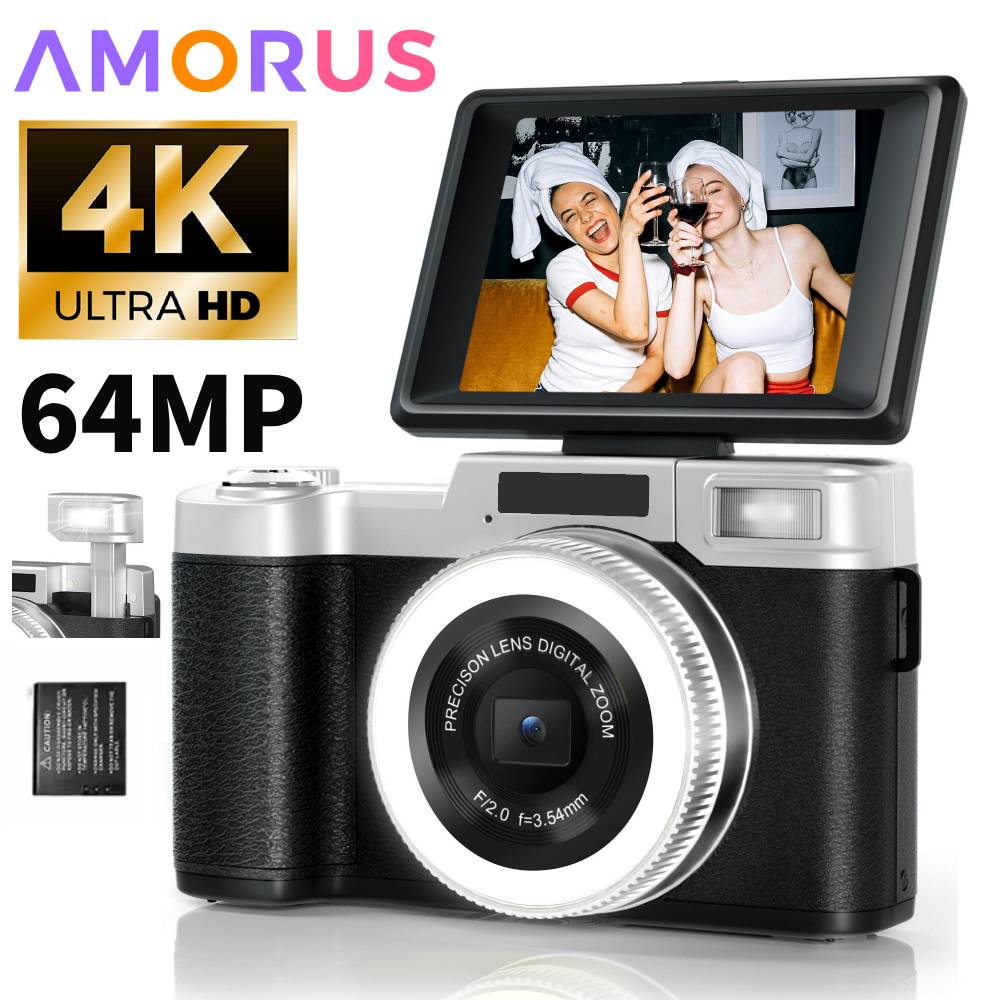 4K 64MP Digital Camera for Pho - Lighting In Photography For Beginners recension och pris