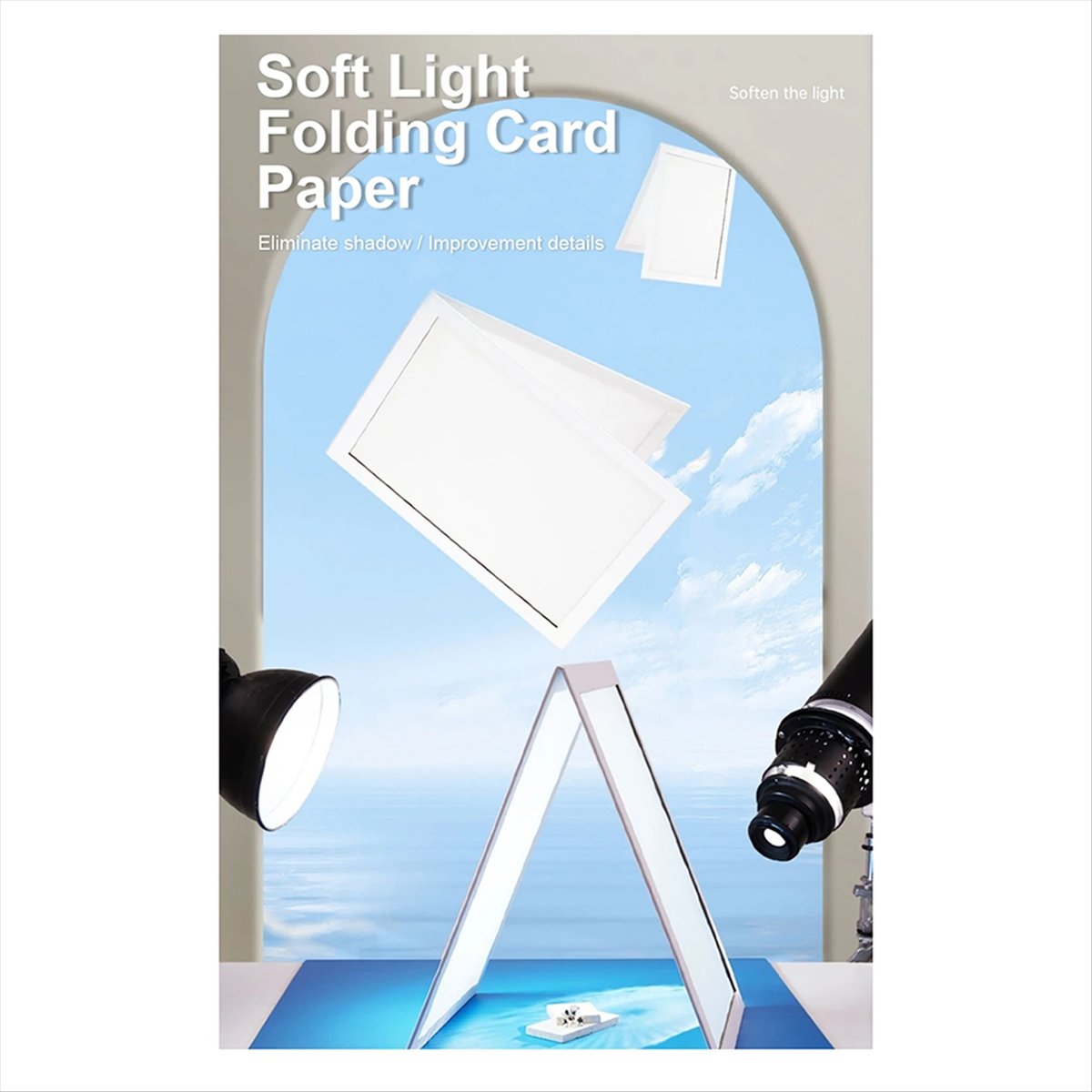 AU47-Foldable Photography Diff - Jewelry Photography Lighting Kit recension och pris