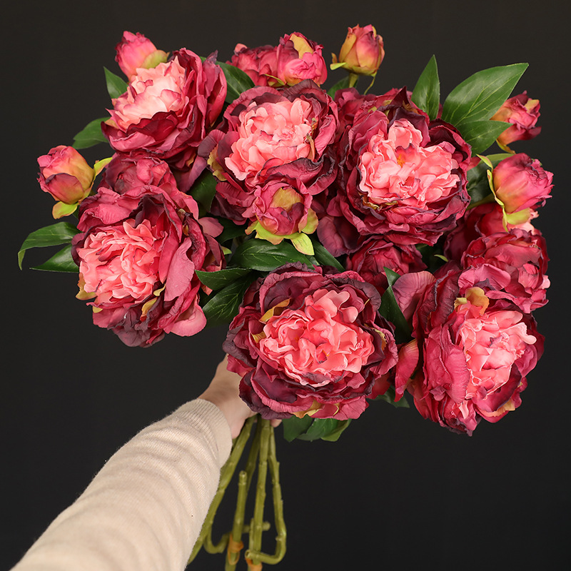 1PC Retro 2 Head Peony Simulat - Photography Lighting Simulator Free recension och pris