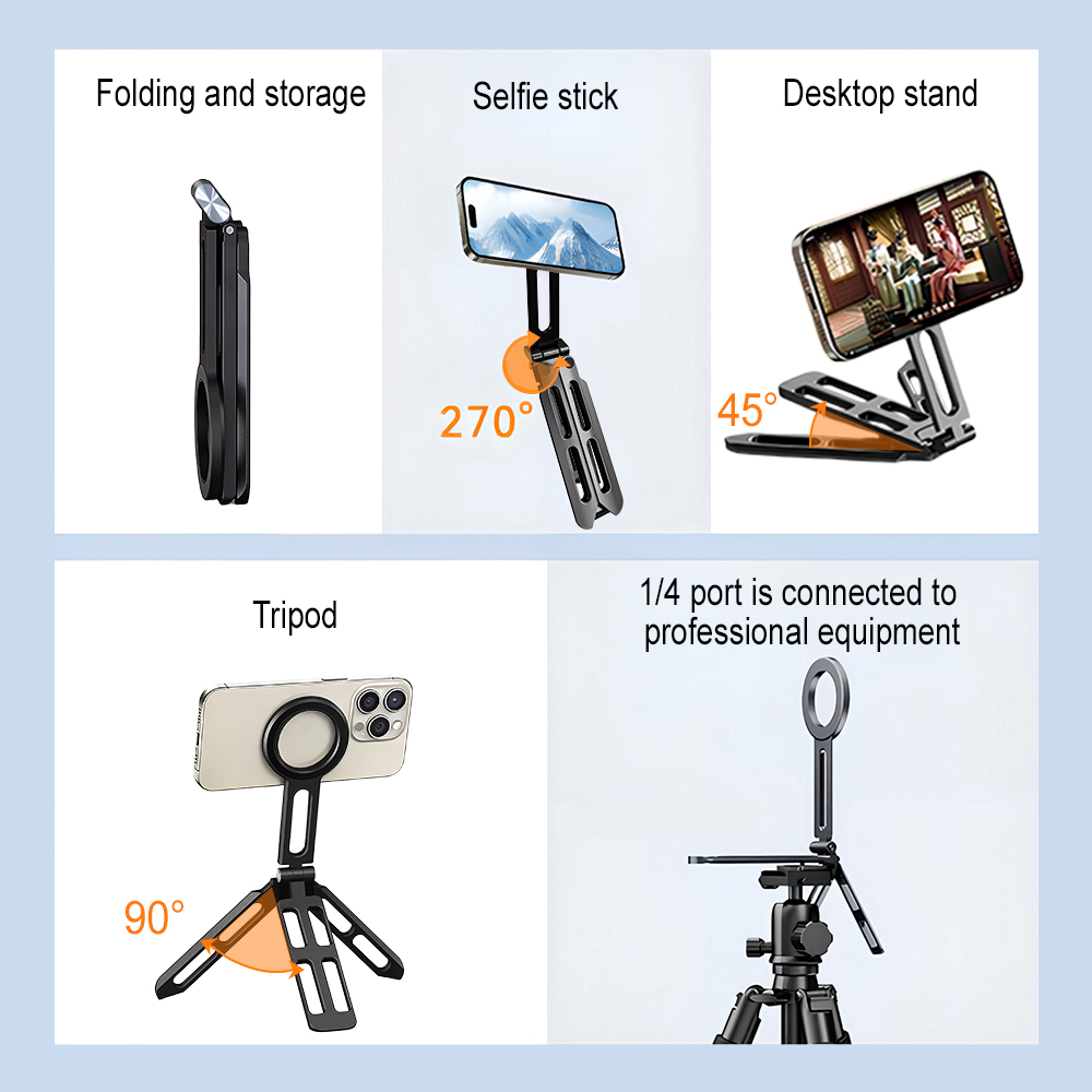 Magnetic Phone Holder Four-axi - Photography Lighting Portable recension och pris