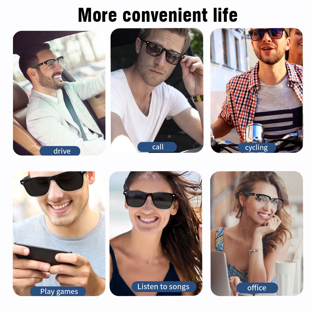 SENBONO E13 Smart Glasses:Blue - Photography Lighting Indoor recension och pris